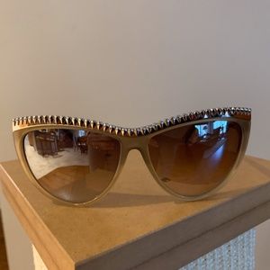 L.A.M.B. Alexi LA500 Sunglasses Gold frame / case